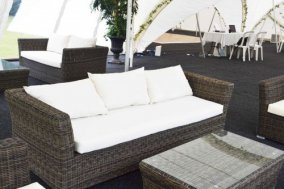 Rattan Chill Out Sofas 3 Seater